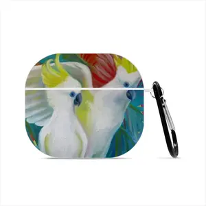 Enduring Beauty Parrots Airpods 3 Case (Hard Shell, White)