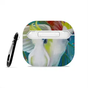 Enduring Beauty Parrots Airpods 3 Case (Hard Shell, White)