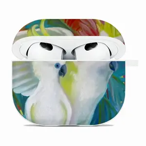 Enduring Beauty Parrots Airpods 3 Case (Hard Shell, White)