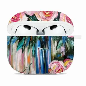 Roses And Rain Airpods 3 Case (Hard Shell, White)