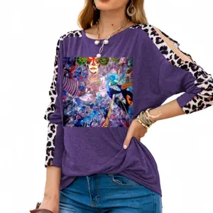 Women Exodus Leopard Long-Sleeved T-Shirt