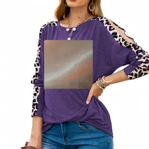 Women Aurora Leopard Long-Sleeved T-Shirt