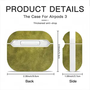 Asparagus Abstract Airpods 3 Case (Hard Shell, White)