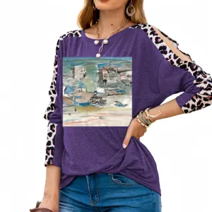 Women Cuckoo Land Leopard Long-Sleeved T-Shirt