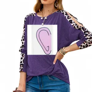 Women At Last A Picture I Can Talk To Leopard Long-Sleeved T-Shirt