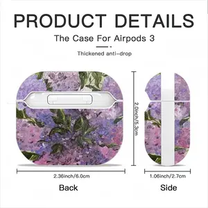 Lilac Airpods 3 Case (Hard Shell, White)