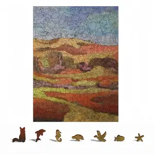 Mountain Range Animal Module Puzzle (Vertical)