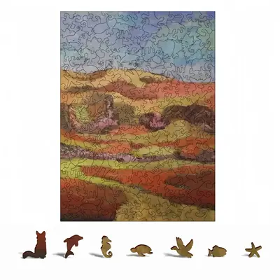 Mountain Range Animal Module Puzzle (Vertical)