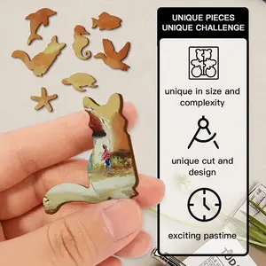 Green Door Animal Module Puzzle (Vertical)