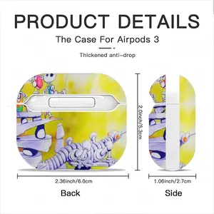 Battlements Airpods 3 Case (Hard Shell, White)