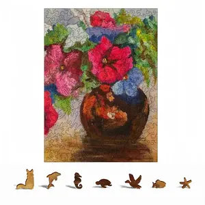 Red And Blue Animal Module Puzzle (Vertical)