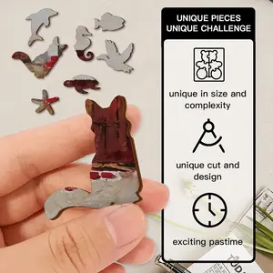 Old Cottage Animal Module Puzzle (Vertical)