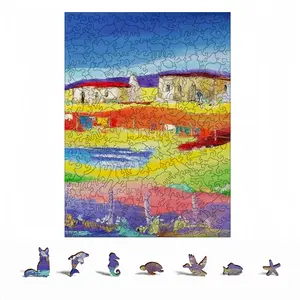 Rural Cottages Animal Module Puzzle (Vertical)