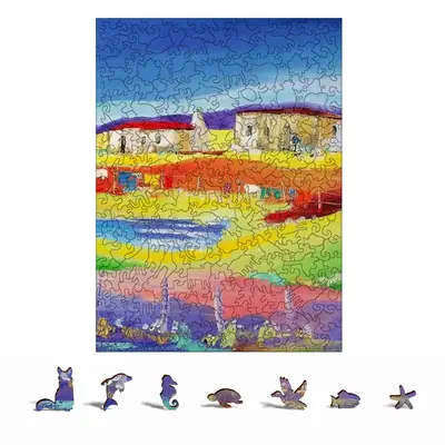 Rural Cottages Animal Module Puzzle (Vertical)