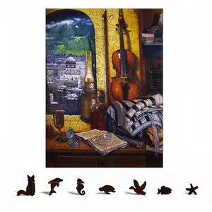 Old Jerusalem Sanset Animal Module Puzzle (Vertical)