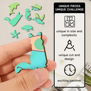 The Count Animal Module Puzzle (Vertical)