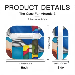 My Hokusai 4 Airpods 3 Case (Hard Shell, White)