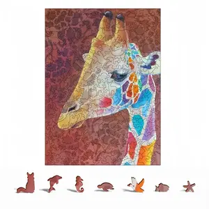 Giraffe Animal Module Puzzle (Vertical)