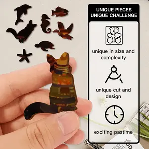 A Candle Burned Animal Module Puzzle (Vertical)