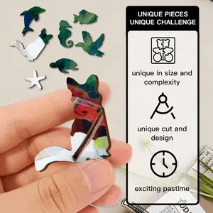 Cockatoo Plays Violin Animal Module Puzzle (Vertical)