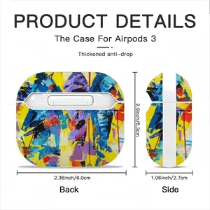 Warriors Airpods 3 Case (Hard Shell, White)