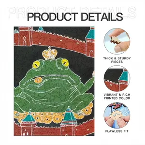 Tree Legged Toad Politics Political Animals Humour King Emperor Animal Module Puzzle (Vertical)