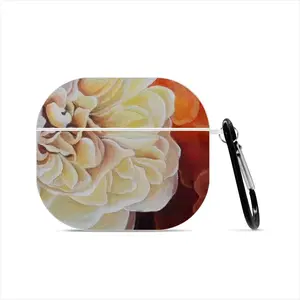 Roses Airpods 3 Case (Hard Shell, White)