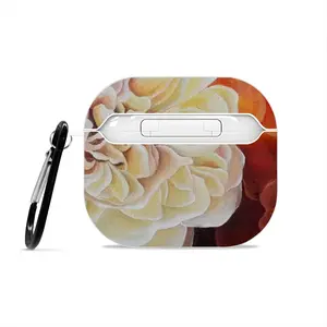 Roses Airpods 3 Case (Hard Shell, White)