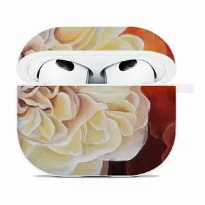 Roses Airpods 3 Case (Hard Shell, White)