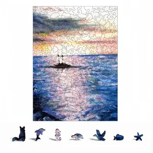 Jamaica Sunset Animal Module Puzzle (Vertical)