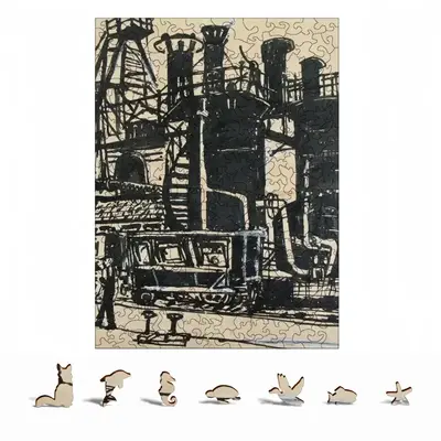 Gas Works Animal Module Puzzle (Vertical)