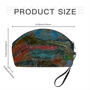 The Surveyed Planet Curved Makeup Bag