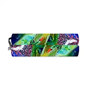 Frida Green Curved Makeup Bag