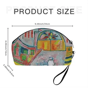 The Arab Market Curved Makeup Bag