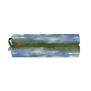 Happens By The Sea Curved Makeup Bag