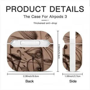 Sd Space 550 Airpods 3 Case (Hard Shell, White)