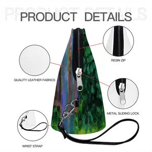 Backyard Fence Curved Makeup Bag