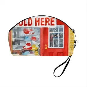 Church Hats Sold Here Curved Makeup Bag