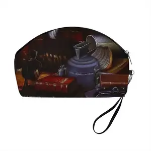 Still-Life With A Tea Curved Makeup Bag