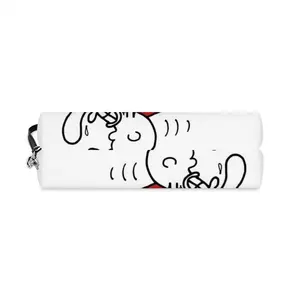 Love Is A Burden Curved Makeup Bag