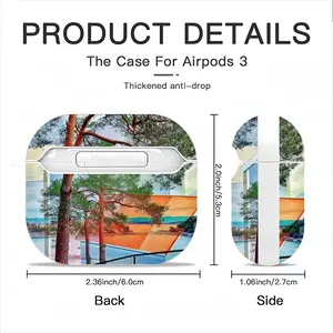 Deep Breath Airpods 3 Case (Hard Shell, White)