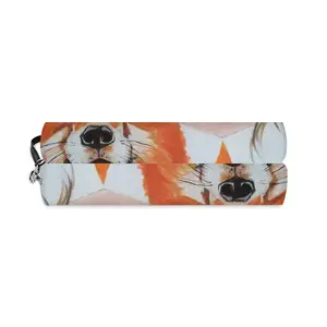 Little Girl With A Fox Curved Makeup Bag