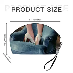 Reaching For The Top Curved Makeup Bag