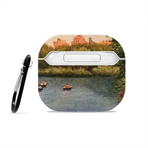 Boats In Central Park Airpods 3 Case (Hard Shell, White)