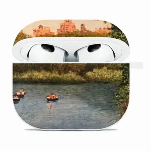 Boats In Central Park Airpods 3 Case (Hard Shell, White)