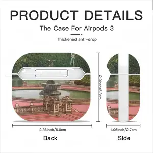 Bethesda Fountain Central Park New York City Airpods 3 Case (Hard Shell, White)