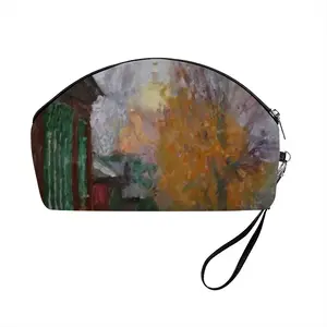 Old Kashira Rain Curved Makeup Bag