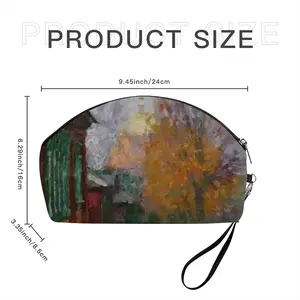 Old Kashira Rain Curved Makeup Bag