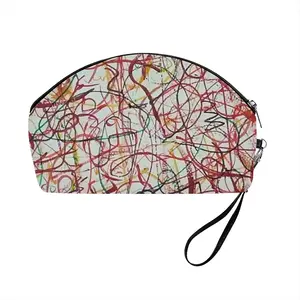 Thinking Of Movement Curved Makeup Bag