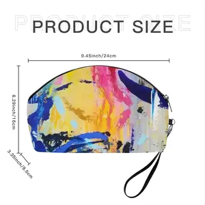 Serene Gaze Curved Makeup Bag